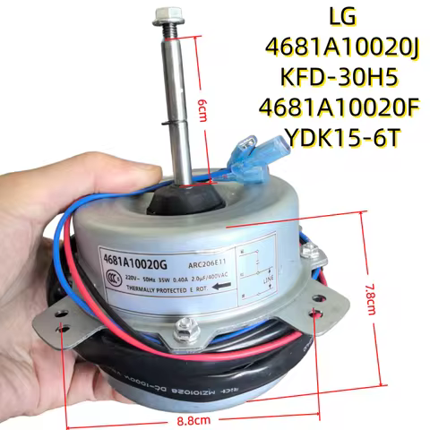 220V 50HZ 35W 0.4A air conditioner motor for LG 4681A10020J KFD-30H5 4681A10020F YDK15-6T replacemen