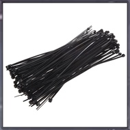 [A Z T K] (R) 8" Plastic Cable Zip Ties 100-Pack (Black)