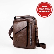 Tas Selempang Pria Messenger Bag PU Leather - 8602