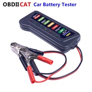 ┋ High Quality LED Digital Battery Alternator Tester tirol battery tester Battery Level Monitor For Car Motorcycle Trucks 12V