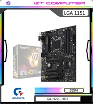1151/MAINBOARD/GIGABYTE GA-H270-HD3 ชิปเซต Intel H270 ATX/DDR4 As the Picture One