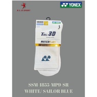 Genuine Yonex Socks, MATCH PLUS 9 Socks, SSM-1855-MP9-SR