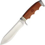 Browning Red Sandalwood 5.75" 7Cr17MoV Finger-Grooved Fixed Blade Knife