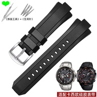 Strap Suitable for Casio EQW-M1100 EQW-A1000/A1100 Waterproof Silicone Watch Strap