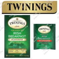 ⭐ Twinings ⭐Irish Breakfast Decaf 20 tea bags 🍵 ชาทไวนิงส์ ชาดำสไตล์ไอริชไม่มีคาเฟอีน แบบกล่อง 20 ซอง ชาอังกฤษ นำเข้าจากต่างประเทศ พร้อมส่ง