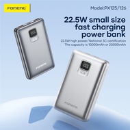 FONENG 22.5W Fast Charging Power Bank 10000mAh 20000mAh PX125 PX126 3C