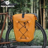 ROCKBROS Waterproof Bike Bag 25L Travel Cycling Package Basket Bicycle Rear Rack Tail Seat Trunk Bags bicycle bags &amp; panniers