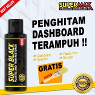 FLASH SALE BISA BAYAR DITEMPAT !! [ GRATIS KUAS ] SUPER BLACK PENGHITAM DASHBOARD ATAU BODY KASAR YA
