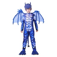 New Halloween Children's Dragon Costume cosplay Frost Dragon Knight Role-Playing Dinosaur Performanc