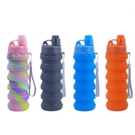 [2 in 1] 500ml Water Bottle Folds into a 200ml Water Cup to Keep Warm Hot and Cold