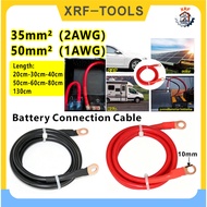 Battery Connection Cable 35Sqmm 2AWG 50Sqmm 1AWG Connect UPS Battery Motor Car Pure Copper Car Motor