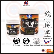 300ml/1L Aqua Metal Rust Primer Otter • Metal Anti Rust •Water Based • Fast Drying • Can Apply Over 