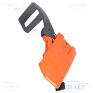 CRAFT Chainsaw Cover, ABS and Iron Compact Chainsaw Parts, Orange Easy Installation Side Mounted Cha