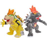 30CM New Super 3D Bowser's Fury World Angry Bowser Yellow Bowser King Bowser Plush Toy