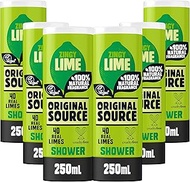 Original Source Lime Shower Gel with 100% Natural Fragrance, Vegan Shower Gel, Paraben Free Body Sho