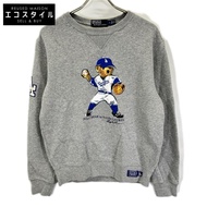 Polo Ralph Lauren x MLB 洛杉磯道奇隊熊印花衛衣，S 碼 [二手]