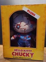 sold out!!《Hello Kitty x CHUCKY大毛公仔》日本大阪環球影城 2016年萬聖節限定 吉蒂貓x娃鬼回魂