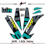 Yamaha WR 155 New List Body Striping WR155 Sticker Variation Yamaha WR Sticker WR 155 Striping Motif
