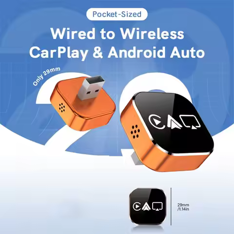 SWXF 4in1 Wireless CarPlay Adapter AI Box Airplay/Miracast/Android Auto/Carplay Smart USB Dongle Car