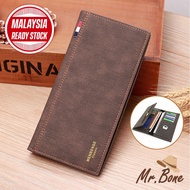 Menbense PU Leather Korea Design Long Wallet Card Holder Pocket Fashion Wallets for Men Dompet lelak