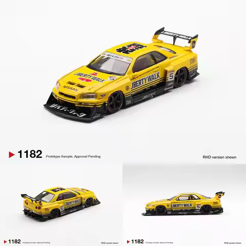 Presale MINIGT 1/64 Nissan LB-ER34 Super Silhouette SKYLINE Sport Diecast Model Car High Performance