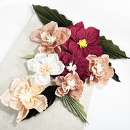 Kindergarten Environmental Layout Creative Decoration Wall Stickers Simulation Paper Flower Crepe Pa