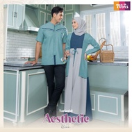 [ALKAHFI SALE] NIBRAS COUPLE NIBRAS GAMIS AESTETHIC KOKO LENGAN PENDEK