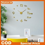 3D Luminous Wall Clo Frameless Acrylic DIY Digital Clo Wall Stiers Mute Clo For Living Room Bedroom 