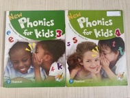 New Phonics for Kids Books 3 & 4 by Pearson