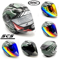 ARMY GREEN Helmet ARC XR Beats Special Color Visor Smoke Rainbow Blue Purple Accessories Ritz V2 RSX150 Y16ZR R15