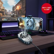G6 Mobile Phone Clip-On Cooler Turbo Silent Stand Holder for iPhone Xiaomi Huawei  Klip Penyejuk Tel