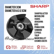 ORIGINAL GIGI KARET BLENDER SHARP GEAR KARET PISAU MOUNTING BLENDER SHARP GEAR KARET PISAU BLENDER S