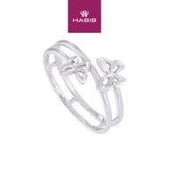 HABIB 750/18K White Gold Ring GRT363