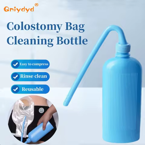 350ml Colostomy Bag Cleaning Bottle Durable Plastic Ostomy Pouch Cleaner Reusable Ostomy Care Access