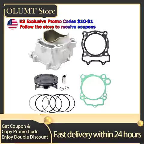 Motorcycle Engine Parts Bore 95mm Air Cylinder Block & Piston Rings & Base Gasket Kit Fits For Yamah