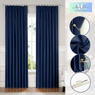 Acasia.curtain - Iris Hook/Eyelet Blackout Curtain - Code 28 (170cm-400cm)