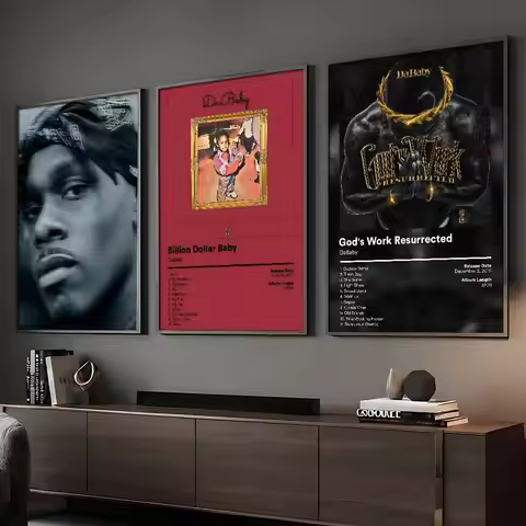 Rapper D-DaBaby BE MORE GRATEFUL Hot Album Poster HD Posters Home Room Bar Cafe Decor Wall Art Paint