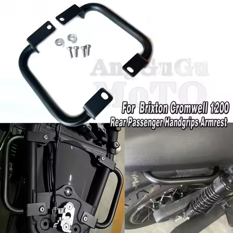 For Brixton Cromwell 1200 GK1200 Rear Passenger Handgrips Armrest Tail Frame Rear Armrest Seat Backr