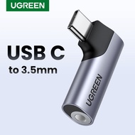 UGREEN อะแดปเตอร์หูฟัง USB C to 3.5mm HiFi Stereo Adapter Aluminum Alloy Type C to 3.5mm Audio Jack for Headphone Speaker Car Stereo  (No DAC) Model: 80384
