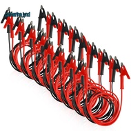 16Pcs Alligator Clips Electrical with Wires 14 Gauge 2 Colors Jumper Test Leads Set 1m/3.3FT Electri