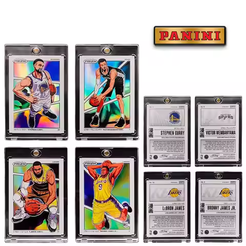 Panini 2024-25 Prizm Manga Lebron James Stephon Curry Victor Wembanyama DIY Nba Basketball Star Trad