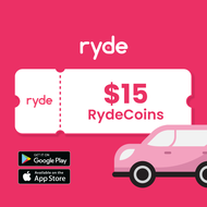 $15 Ryde Voucher Code