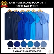 Unisex Plain Polo Shirt  Softex Whistler  Honeycomb  Shades of Blue