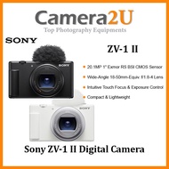 Sony ZV-1 II Digital Camera +64GB +Extra Battery