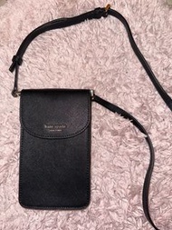 Kate Spade 黑色手機斜孭袋