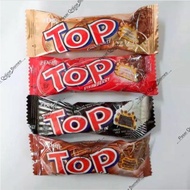 Delfi Top Chocolate Strawberry Black In White Wafer