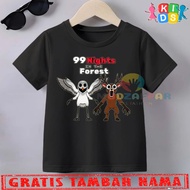 OWL DEER 99 NIGHT IN FOREST CHILDREN'S T-SHIRT 99 NIGHT IN FOREST CHILDREN'S T-SHIRT