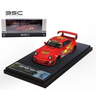 BSC BRISCALE MICRO PORSCHE RWB 964 LIGHTNING McQUEEN LIVERY