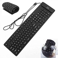 85 Keys /109 Keys Flexible Keyboard USB Interface Foldable and Portable Dustproof Waterproof Quiet K