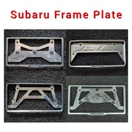 Subaru Frame Plate ( Chrome / Silver ) / Car Number Plat / Papan Nombor Kereta